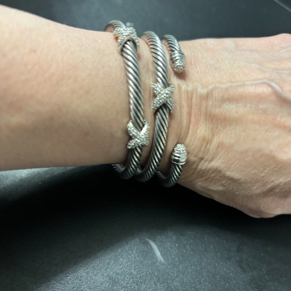 Set of 3 David yurman bracelets - Picture 1 of 2